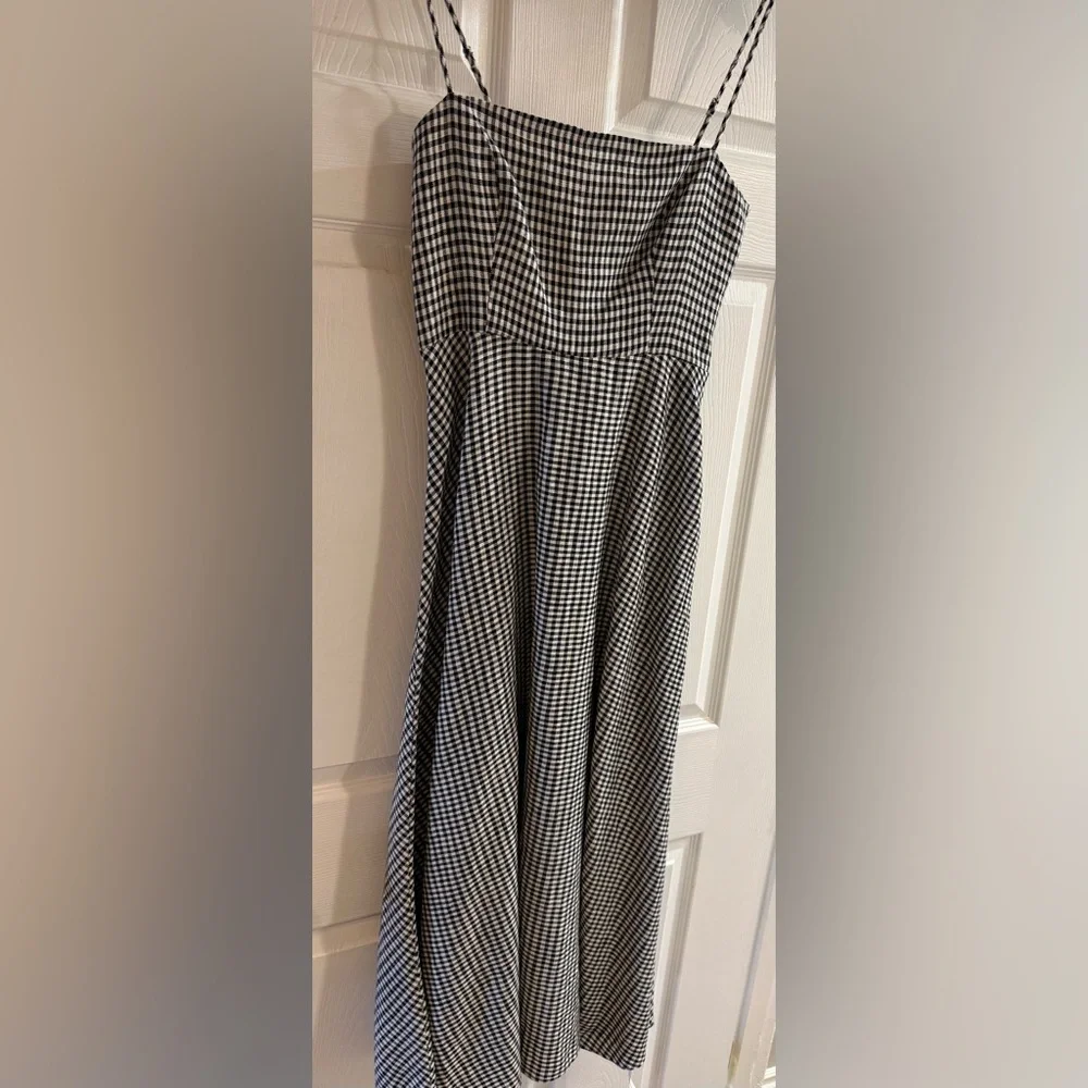 NWT Reformation Monette Linen Dress in Remy Check (gingham) - Picture 3 of 9